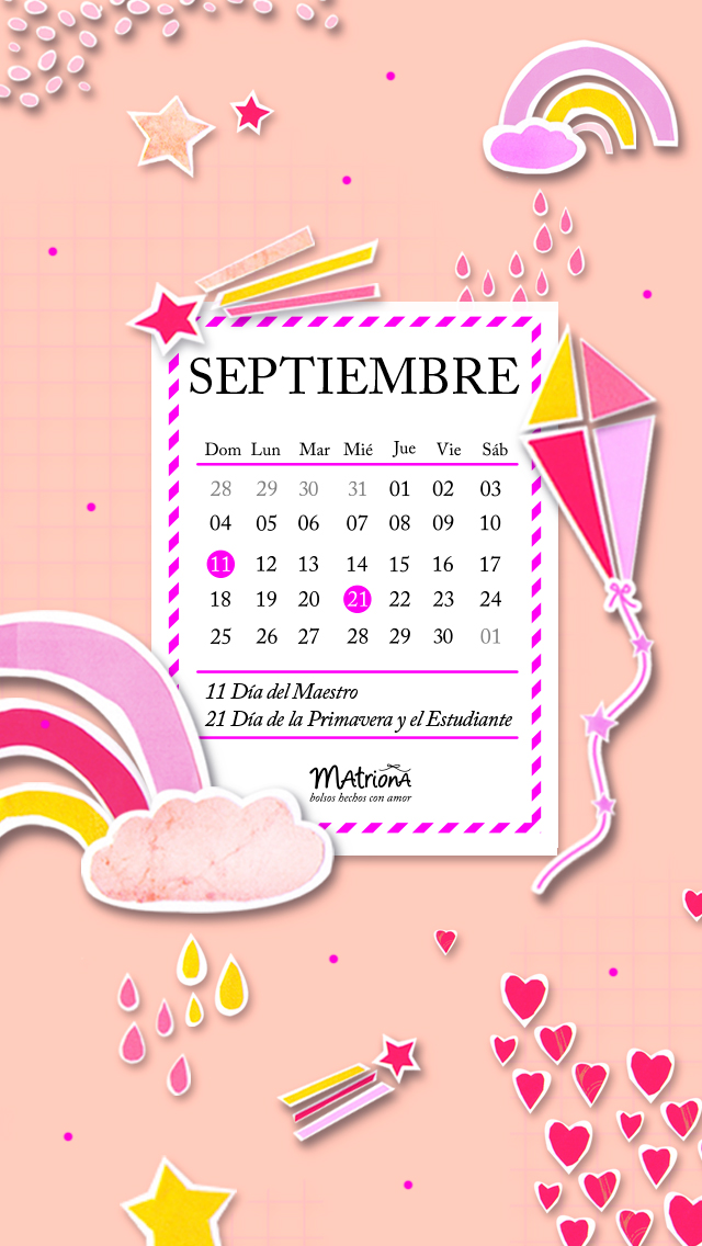 Calendario para Celu 09.2016